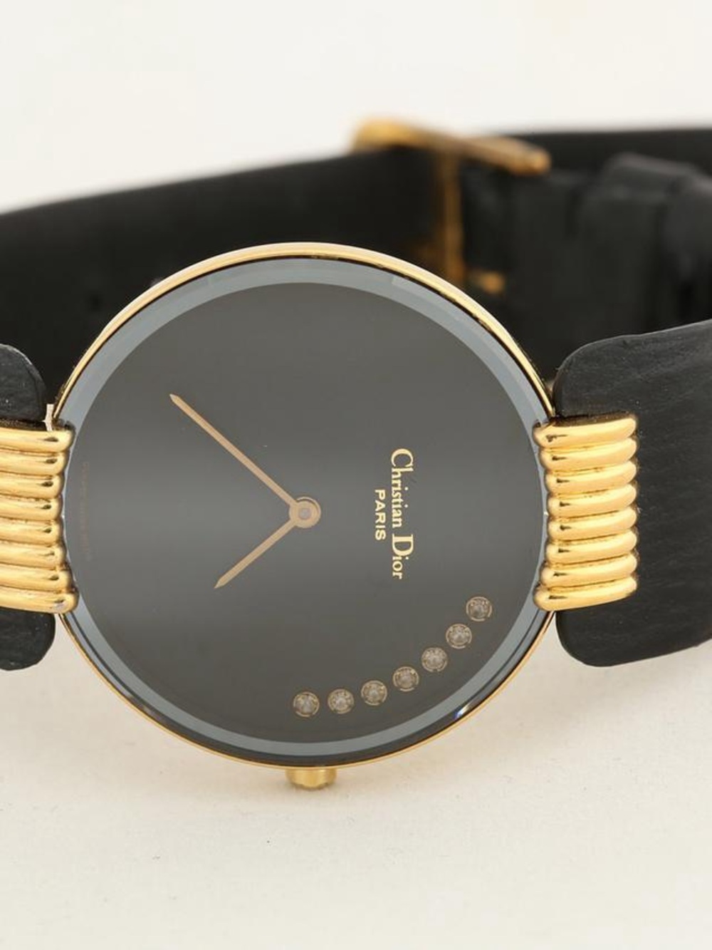 Dior Moon Black Dial Women's Watch with Gold Accents - Picture 4 of 7